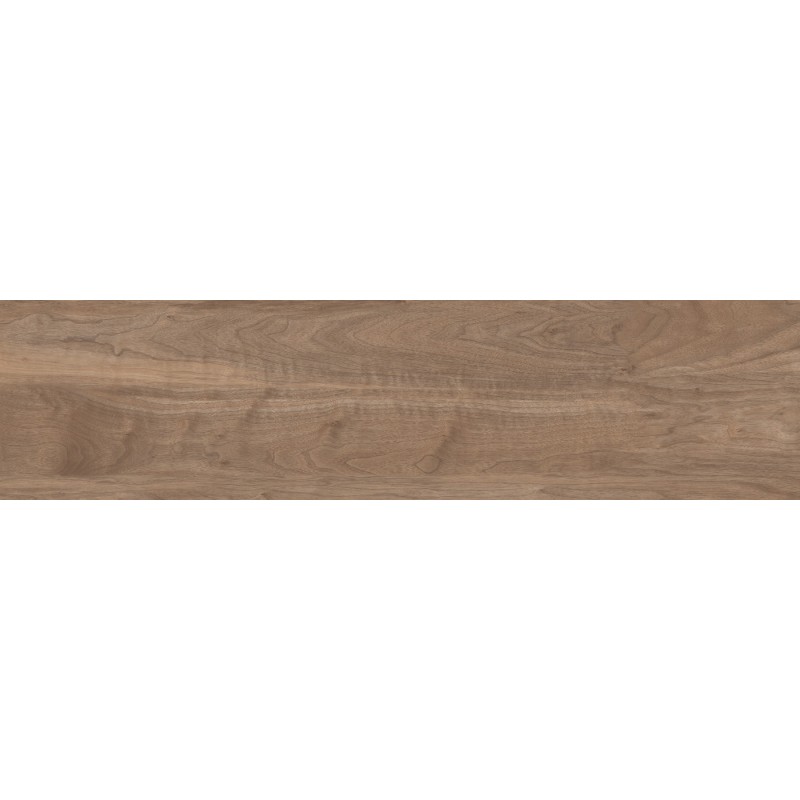 Mexen Riga Brauner glasiertes Feinsteinzeug rekt. G1, Holzoptikfliese für Boden- und Wandverkleidung 120 x 30 cm, matt