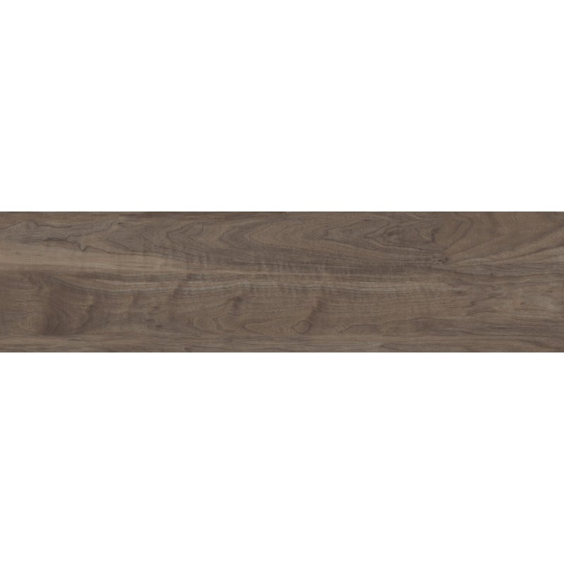 Mexen Riga Choco, glasierte rektifizierte Gresfliese G1, holzähnliche Boden- und Wandfliese 120 x 30 cm, matt