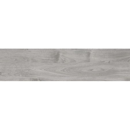 Mexen Riga Grauer, glasierter Feinsteinzeug rekt. G1, holzähnliche Boden- und Wandfliese 120 x 30 cm, matt - TL713-120-030-04