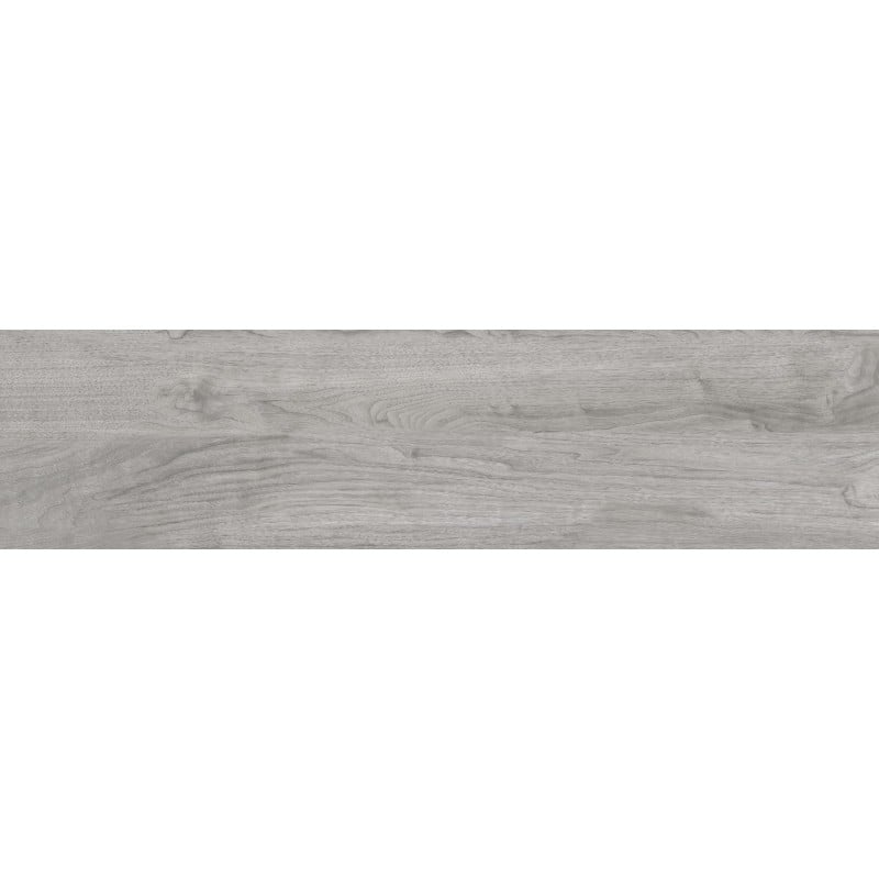 Mexen Riga Grauer, glasierter Feinsteinzeug rekt. G1, holzähnliche Boden- und Wandfliese 120 x 30 cm, matt - TL713-120-030-04