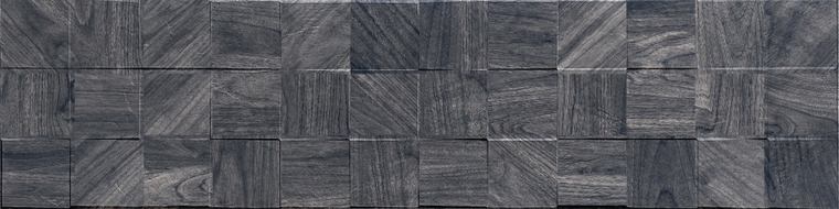 Mexen Riga Lyon Black glasiertes Feinsteinzeug rekt. G1, holzähnliche Wandfliese 120 x 30 cm, matt - TL713-120-030-50