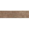 Mexen Riga Lyon Brown glasiertes Feinsteinzeug rek., holzähnliche Wandplatte 120 x 30 cm, matt - TL713-120-030-51