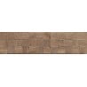 Mexen Riga Lyon Brown glasiertes Feinsteinzeug rek., holzähnliche Wandplatte 120 x 30 cm, matt - TL713-120-030-51
