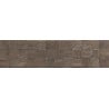 Mexen Riga Lyon Choco glasiertes Feinsteinzeug rekt. G1, holzähnliche Wandfliese 120 x 30 cm, matt - TL713-120-030-52