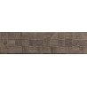 Mexen Riga Lyon Choco glasiertes Feinsteinzeug rekt. G1, holzähnliche Wandfliese 120 x 30 cm, matt - TL713-120-030-52