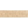 Mexen Riga Lyon Crema glasiertes Feinsteinzeug rekt. G1, wandähnliche Holzplatte 120 x 30 cm, matt - TL713-120-030-53