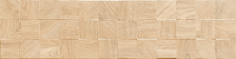 Mexen Riga Lyon Crema glasiertes Feinsteinzeug rekt. G1, wandähnliche Holzplatte 120 x 30 cm, matt - TL713-120-030-53