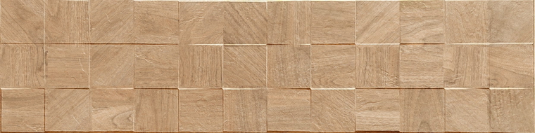 Mexen Riga Lyon Honey glasiertes Feinsteinzeug rekt. G1, holzähnliche Wandfliese 120 x 30 cm, matt - TL713-120-030-56
