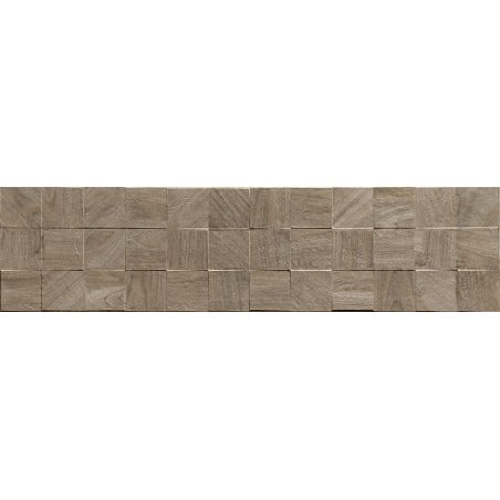 Mexen Riga Lyon Natural glasiertes Feinsteinzeug rektifiziert G1, holzähnliche Wandfliese 120 x 30 cm, matt - TL713-120-030-57