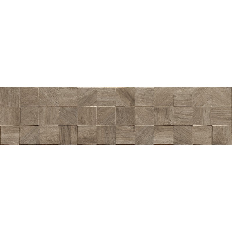 Mexen Riga Lyon Natural glasiertes Feinsteinzeug rektifiziert G1, holzähnliche Wandfliese 120 x 30 cm, matt - TL713-120-030-57