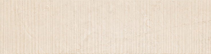 Mexen Flamingo Mayolica Crema glasiertes Gres rek. G1, Wandfliese 120 x 30 cm, Carving - TL715-120-030-51