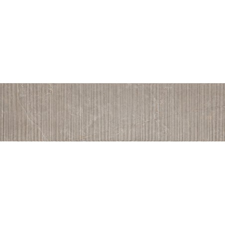 Mexen Flamingo Mayolica Mocha glasiertes Feinsteinzeug rekt. G1, Wandfliese 120 x 30 cm, Carving - TL715-120-030-53