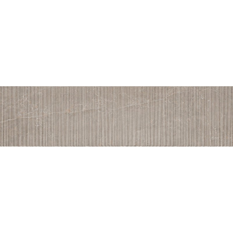 Mexen Flamingo Mayolica Mocha glasiertes Feinsteinzeug rekt. G1, Wandfliese 120 x 30 cm, Carving - TL715-120-030-53