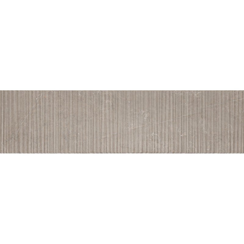 Mexen Flamingo Mayolica Mocha glasiertes Feinsteinzeug rekt. G1, Wandfliese 120 x 30 cm, Carving - TL715-120-030-53