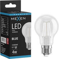 Mexen Vintis LED-Filamentlampe E27, A60, 4W, 55 lm, blau - L150-E27-04XX-47