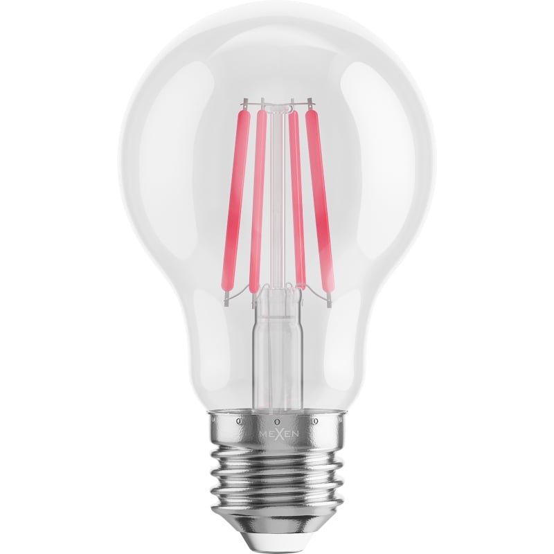 Mexen Vintis 3x LED-Filamentlampe E27, A60, 4W, 55 lm, rot - L150-E27-04XX-45x03