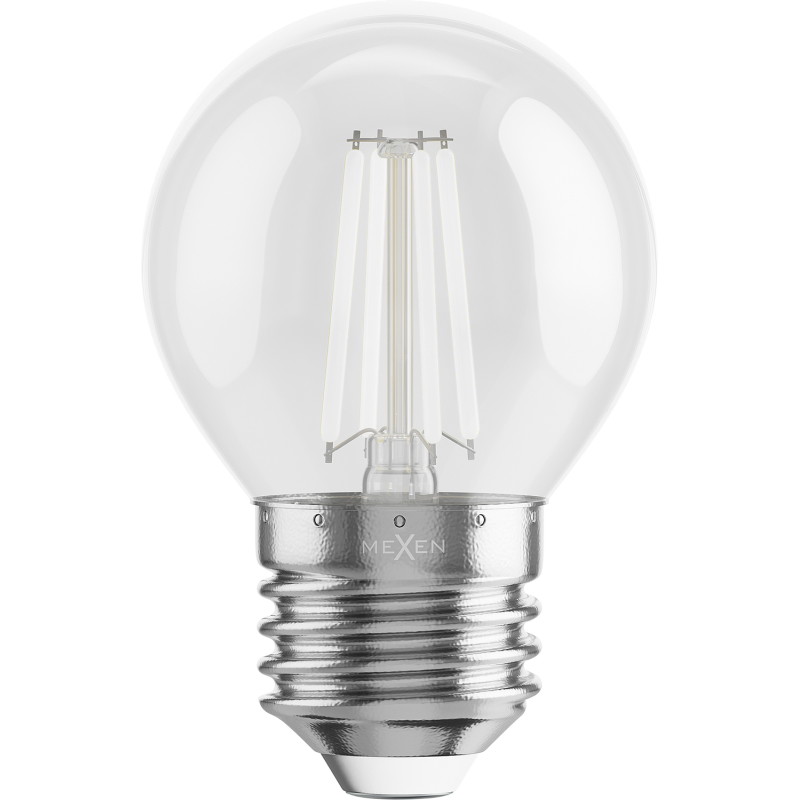 Mexen Vintis 3x LED-Filamentlampe E27, G45, 4W, 55 lm, blau - L156-E27-04XX-47x03