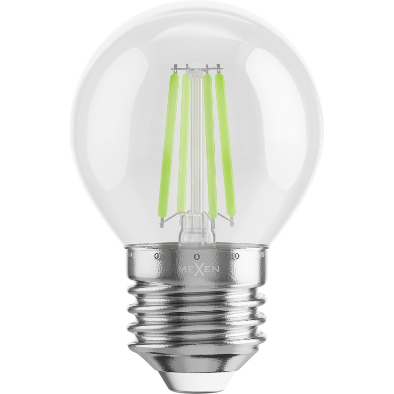 Mexen Vintis 6x Filament-LED-Birne E27, G45, 4W, 55 lm, grün - L156-E27-04XX-46x06