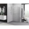 Mexen Exo asymmetrische, halbrunde Duschkabine 120 x 80 cm, transparent, Chrom - 8131-120-080-01-00