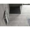 Mexen Hugo quadratische SMC-Duschwanne 70 x 70 cm, schwarzer Stein - 42757070
