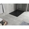 Mexen Hugo rechteckige Duschwanne SMC 90 x 80 cm, schwarzer Stein - 42758090