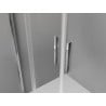 Mexen Exo-3S dreiseitige Duschkabine, schiebbar, 160 x 100 cm, transparent, Chrom - 8152-160-100-01-00-3S
