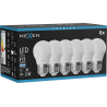Mexen Nova 6x LED-Glühbirne E27, G45, 3W, Kalt - 6500K, 315 lm - L101-E27-0365-01x06
