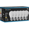 Mexen Nova 6x LED-Glühbirne E27, G45, 5W, Warm - 3000K, 525 lm - L101-E27-0530-01x06