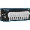Mexen Nova 10x LED-Glühbirne E27, G45, 5W, Warmweiß - 3000K, 525 lm - L101-E27-0530-01x10