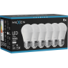 Mexen Nova 6x LED Glühbirne E27, G45, 10W, Neutral - 4000K, 1055 lm - L101-E27-1040-01x06