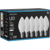 Mexen Nova 6x LED-Glühbirne E14, C37, 1W, Neutral - 4000K, 105 lm - L102-E14-0140-01x06