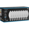 Mexen Nova 10x LED-Lampe E14, C37, 3W, Kalt - 6500K, 315 lm - L102-E14-0365-01x10