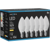 Mexen Nova 6x LED-Lampe E14, C37, 5W, Warm - 3000K, 525 lm - L102-E14-0530-01x06
