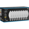 Mexen Nova 10x LED-Lampe E14, C37, 5W, Warm - 3000K, 525 lm - L102-E14-0530-01x10