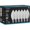 Mexen Nova 6x LED-Glühbirne E14, C37, 6W, Neutral - 4000K, 630 lm - L102-E14-0640-01x06