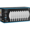 Mexen Nova 10x LED-Glühbirne E14, C37, 7W, Kalt - 6500K, 735 lm - L102-E14-0765-01x10