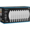 Mexen Nova 10x LED-Birne E14, C37, 9W, Neutral - 4000K, 945 lm - L102-E14-0940-01x10