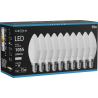 Mexen Nova 10x LED-Lampe E14, C37, 10W, Neutral - 4000K, 1055 lm - L102-E14-1040-01x10