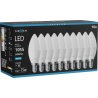 Mexen Nova 10x LED-Lampe E14, C37, 10W, Kalt - 6500K, 1055 lm - L102-E14-1065-01x10