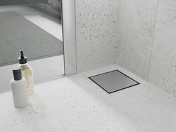 Mexen Flat-Q M13 quadratische Bodenablauf 12 x 12 cm, Inox - 1010012