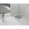 Mexen Flat-Q M13 Bodenabfluss quadratisch 15 x 15 cm, Inox - 1010015