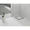 Mexen Flat-Q M13 quadratischer Bodenablauf 12 x 12 cm, schwarz - 1710012