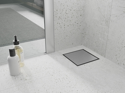 Mexen Flat-Q M13 quadratischer Bodenablauf 20 x 20 cm, Inox - 1010020