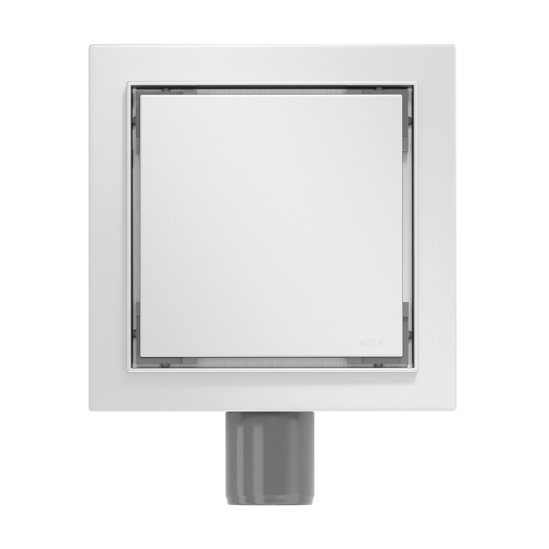 Mexen Flat-Q M13 quadratischer Bodenablauf 20 x 20 cm, Inox - 1010020