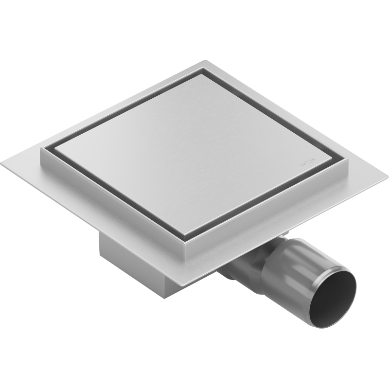 Mexen Flat-Q M13 quadratische Bodenablauf 25 x 25 cm, Inox - 1010025