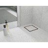 Mexen Flat-Q M13 Bodenablauf quadratisch 15 x 15 cm, Roségold - 1610015