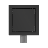 Mexen Flat-Q M13 Bodenablauf quadratisch 20 x 20 cm, schwarz - 1710020