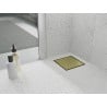 Mexen Flat-Q M13 Bodenablauf quadratisch 12 x 12 cm, gold gebürstet - 1A10012