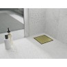 Mexen Flat-Q M13 Bodenablauf quadratisch 15 x 15 cm, gold gebürstet - 1A10015