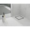 Mexen Flat-Q M13 Bodenablauf quadratisch 12 x 12 cm, gun gray gebürstet - 1E10012